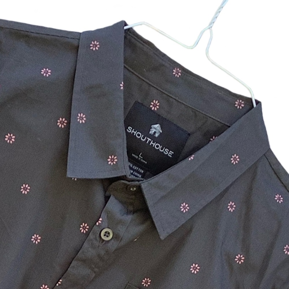Shouthouse Boys Button Down Collar Shirt, Large 14/16